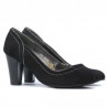 Elegante Damenschuhe 1205 Schwarz Antilope