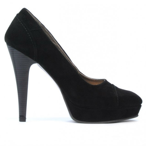 Elegante Damenschuhe 1082-1 Antilopenschwarz Elegante Damenschuhe 1082-1 Antilopenschwarz
