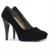 Elegante Damenschuhe 1082-1 Antilopenschwarz