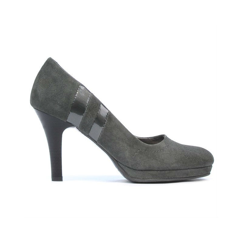 Elegante Damenschuhe 1086 graue Antilope