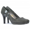 Elegante Damenschuhe 1086 graue Antilope
