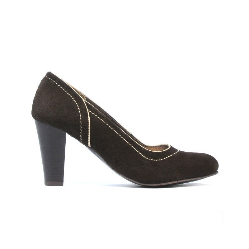 Elegante Damenschuhe 1205 braun antilope