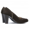 Elegante Damenschuhe 1205 braun antilope