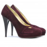Elegante Damenschuhe 1092 bordeaux Antilope