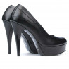 Elegante Damenschuhe 1201 Schwarz