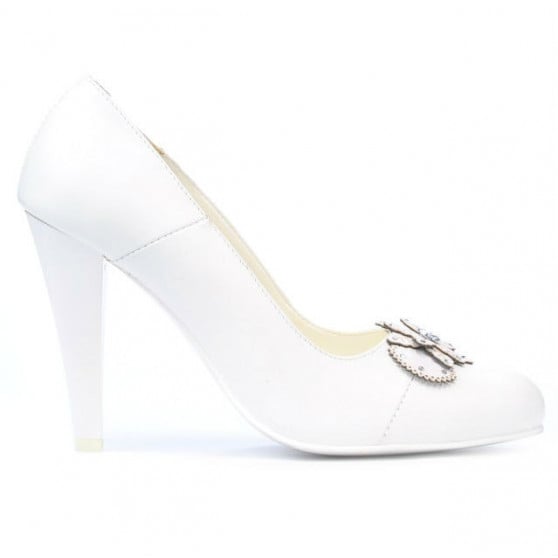 Elegante Damenschuhe 1067 Weiß