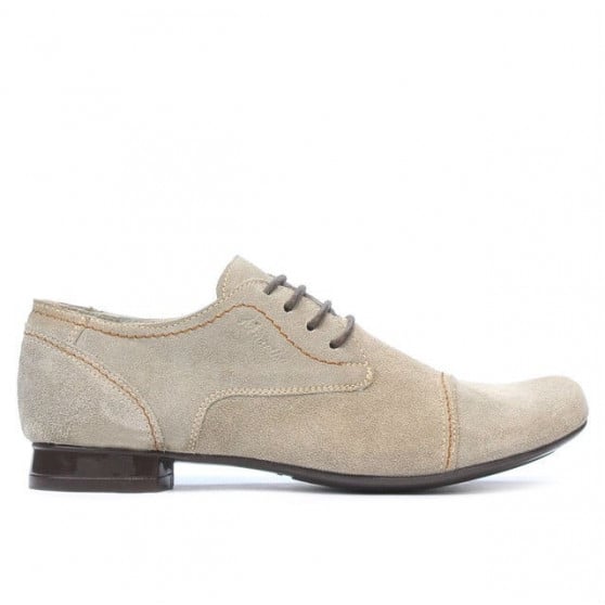 Damen Casual Schuhe 180 Sand Veloursleder