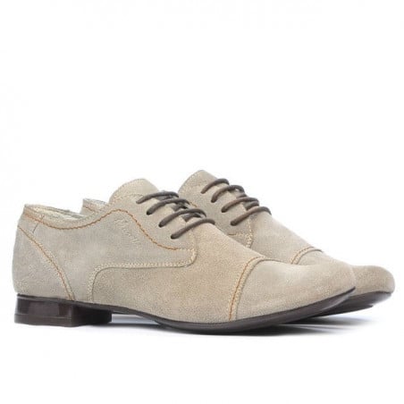 Damen Casual Schuhe 180 Sand Veloursleder