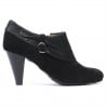 Elegante Damenschuhe 1089 schwarz Antilope kombiniert