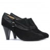 Elegante Damenschuhe 1089 schwarz Antilope kombiniert
