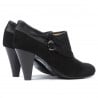 Elegante Damenschuhe 1089 schwarz Antilope kombiniert