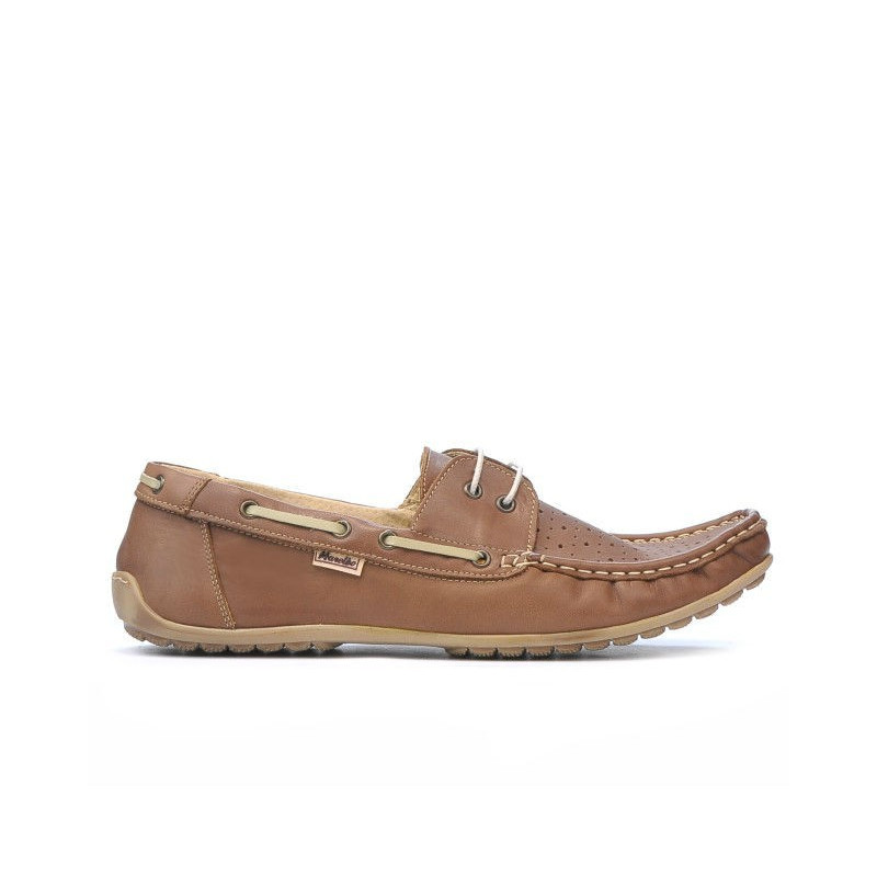 Herren Mokassins 778 perforiert cappuccino