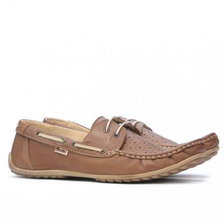 Herren Mokassins 778 perforiert cappuccino