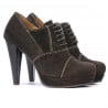 Elegante Damenschuhe 1091 braun Antilope