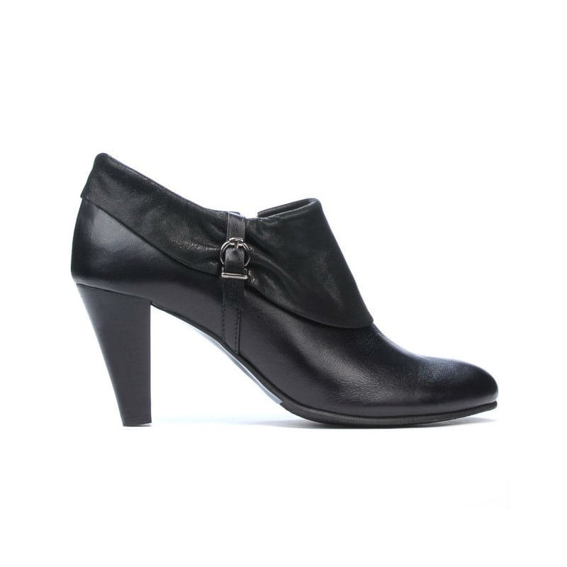 Elegante Damenschuhe 1089 Schwarz kombiniert