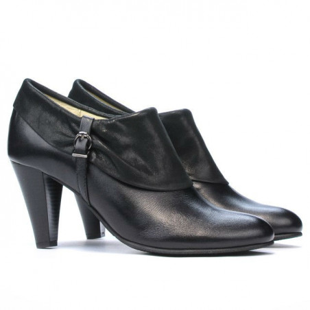 Elegante Damenschuhe 1089 Schwarz kombiniert