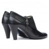 Elegante Damenschuhe 1089 Schwarz kombiniert