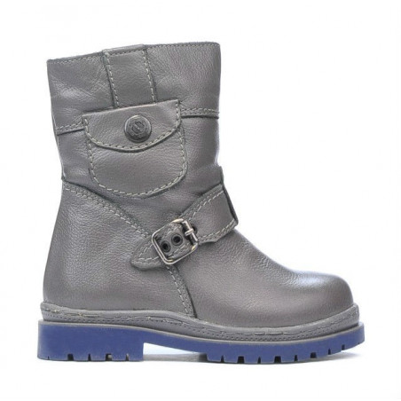 Graue Kleinkindstiefel 22c