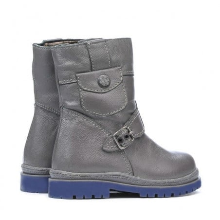 Graue Kleinkindstiefel 22c