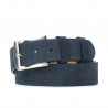 Herren-/Damen-Gürtel 01b Blau-Bufo
