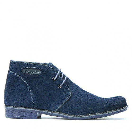 Jugendstiefel 464 indigo Veloursleder Jugendstiefel 464 indigo Veloursleder