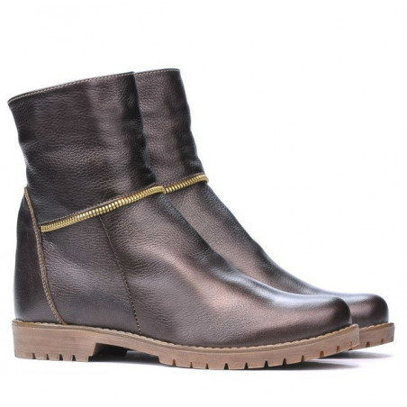 Damenstiefeletten 3306 kupferfarben