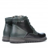 Herrenstiefel 497 schwarz+grau