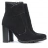 Damenstiefeletten 1168 schwarz Antilope