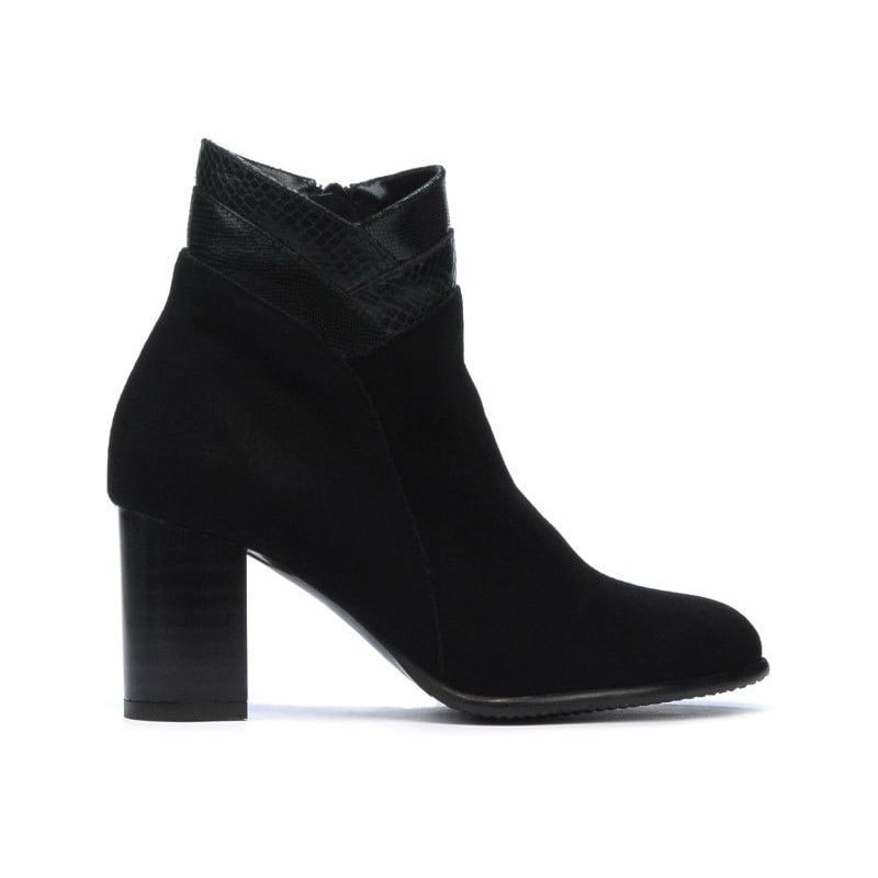 Damenstiefel 1167 schwarz Antilope
