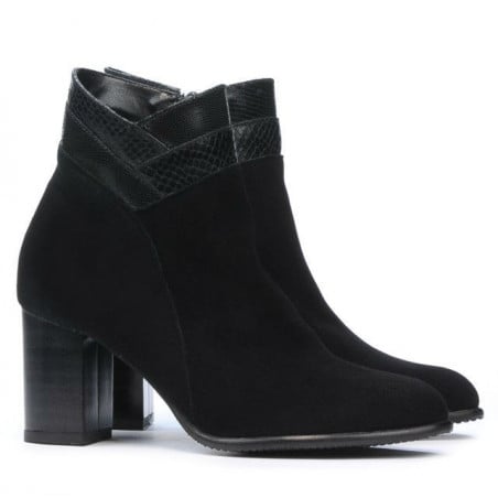 Damenstiefel 1167 schwarz Antilope