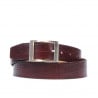 Damen Gürtel 02m Kroko Weinrot