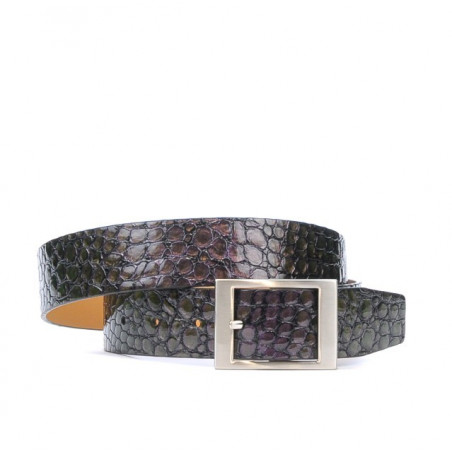 Damen Gürtel 02m Croco Chamäleon