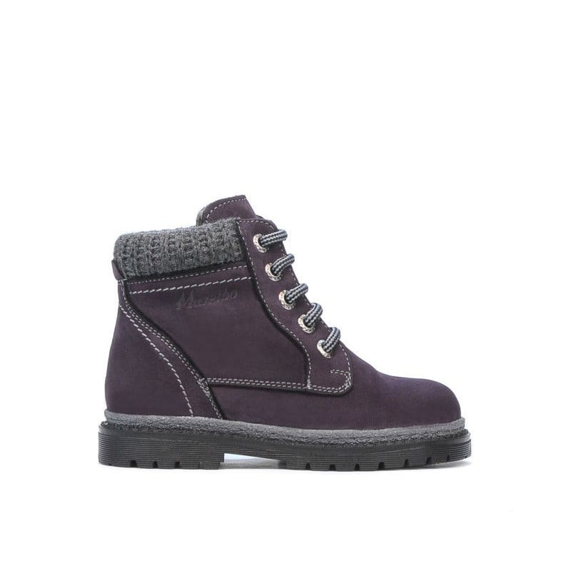 Kleine Kinderschuhe 29-1c tuxon lila