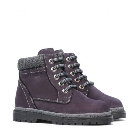 Kleine Kinderschuhe 29-1c tuxon lila