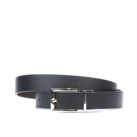 Damen Gürtel 02m zweifarbig schwarz+kaffee