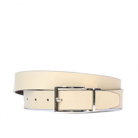 Gürtel Damen 02m zweifarbig cs a braun+beige