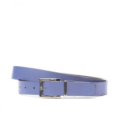 Damen Gürtel 02m zweifarbig cs in braun+blau