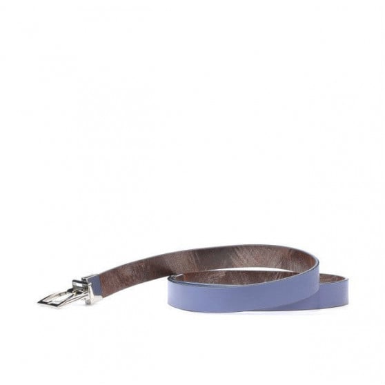 Damen Gürtel 02m zweifarbig cs in braun+blau