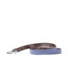 Damen Gürtel 02m zweifarbig cs in braun+blau