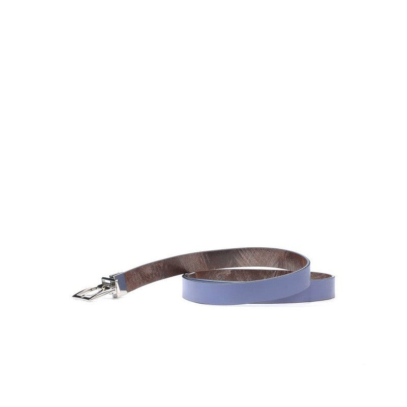 Damen Gürtel 02m zweifarbig cs in braun+blau