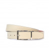 Damen Gürtel 02m zweifarbig cs braun+beige