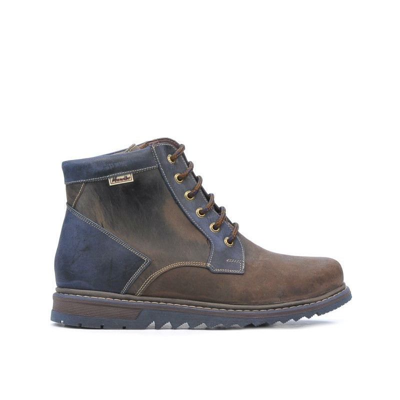 Herrenstiefel 497 Tuxon Café+Indigo