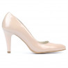 Elegante Damenschuhe 1234 Lack Elfenbein