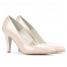 Elegante Damenschuhe 1234 Lack Elfenbein