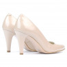 Elegante Damenschuhe 1234 Lack Elfenbein