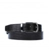 Herren Gürtel 12b Croco Braun 01