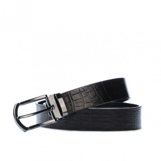 Herren Gürtel 12b Croco Braun 01 Herren Gürtel 12b Croco Braun 01