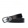 Herren Gürtel 12b Croco Braun 01