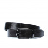 Herren Gürtel 12b Croco Braun 01