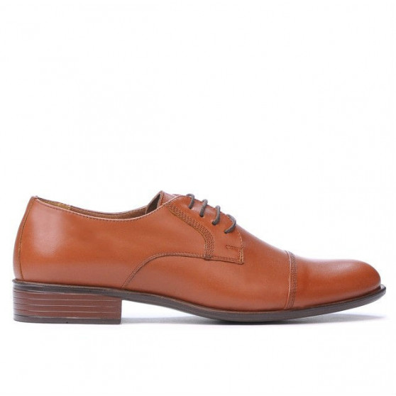 Elegante Herrenhalbschuhe 838 Cognac Braun Elegante Herrenhalbschuhe 838 Cognac Braun